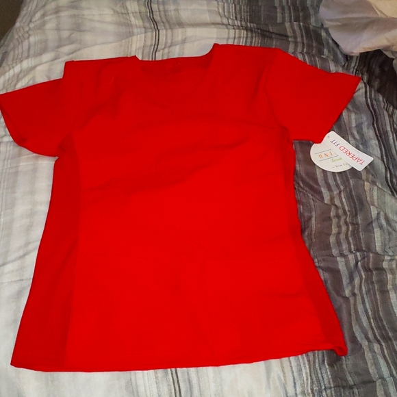 UNIQUE  SCRUBS Tops - 🔥❤RED SCRUBS TOP 🔥❤